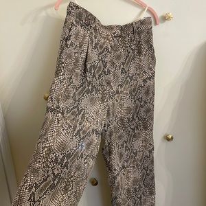 Babaton Snakeskin Trousers